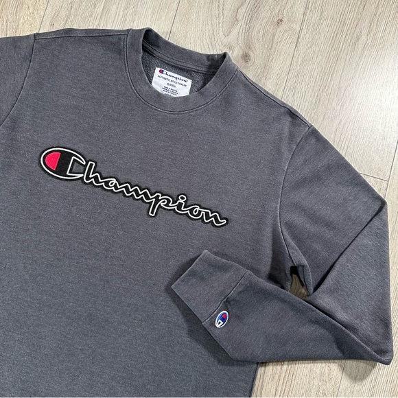 Champion Other - Grey Champion Spellout Sweatshirt Size Small